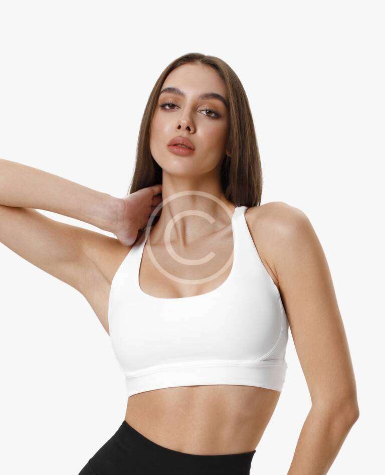 White sports top